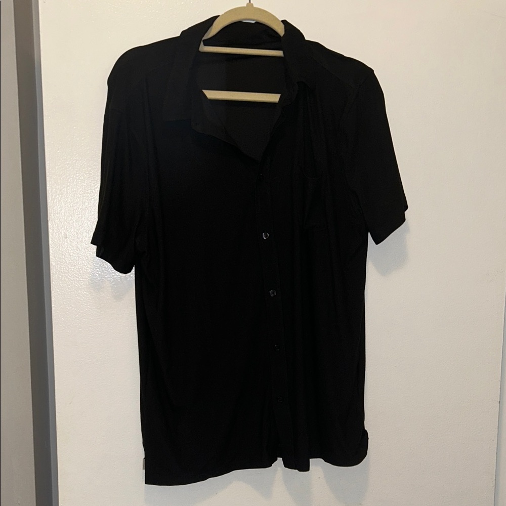 Vuori Black Casual Button Down Shirt